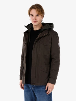 Куртка демисезонная с капюшоном мужская Colin's CL1066565KHA M KHAKI (8683197997166)
