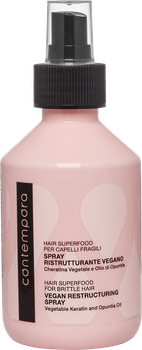 Спрей реструктурувальний з рослинним кератином і олією опунції CONTEMPORA Hair Superfood, 200 мл
