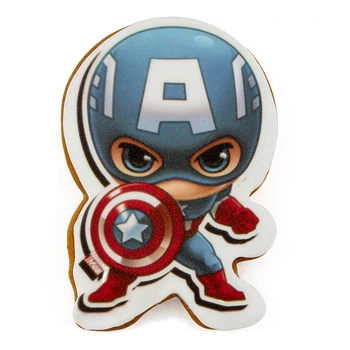 Пряник медово-имбирный с пищевой печатью "Крафт пряник" "Captain America - Капитан Америка" 45 г
