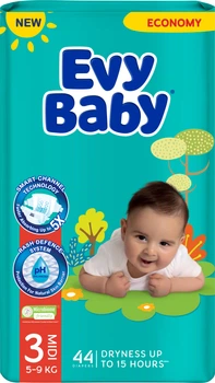 Підгузки дитячі гігєнічні Evy Baby Midi 5-9 кг 44 шт (8683881000240)