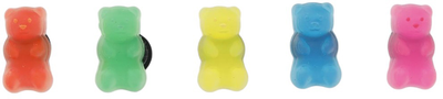 Przypinki jibbitz Candy Bear 5 szt