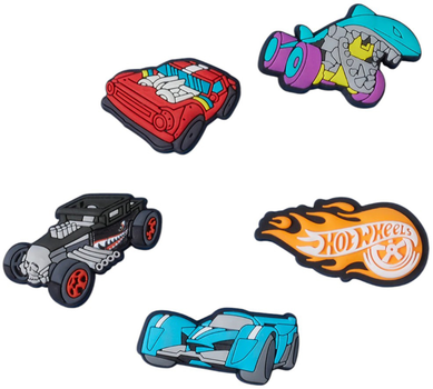 Джибітси Crocs Hot Wheels 10011478 5 шт Різнокольорові (0196265356928)