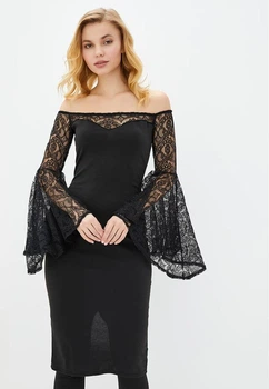 Женское платье Подіум Fleur 25493-BLACK S Черный