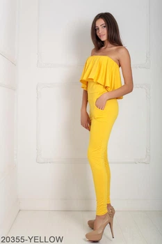 Жіночий комбінезон Подіум Marie 20355-YELLOW XS Жовтий