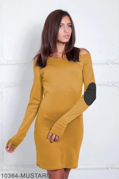 Женское платье Подіум Cordia 10364-MUSTARD M Горчичный