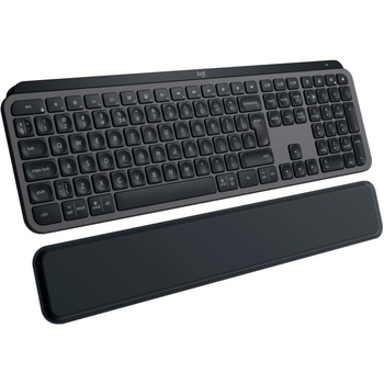 Клавіатура Logitech MX Keys S Plus Palmrest Wireless UA Graphite (920-011589)[78690]