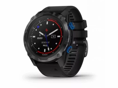 Смарт-часы Garmin Descent Mk2i Titanium Carbon Gray DLC with Black Band (010-02132-01/11)