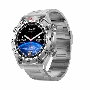 Смарт-годинник Smart Watch DT Ultra Mate Silver 2 ремешка