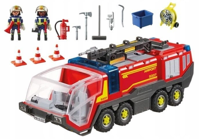 Pojazd strażacki na lotnisku ze światłem Playmobil City Action 86 elementów 71371 (4008789713711)