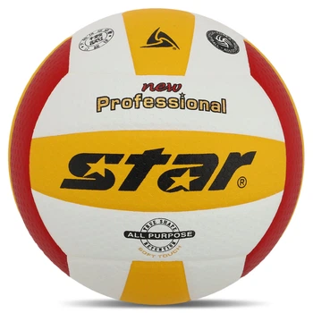 Мяч волейбольный STAR NEW PROFESSIONAL VB315-34 №5 PU Белый-желтый