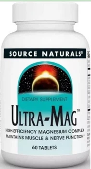 Ультрамаг (магний) Source Naturals Ultra-Mag Magnesium Complex 60 Tablets