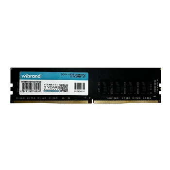 Оперативна пам'ять Wibrand DDR4 16 ГБ 2666 МГц CL19 DIMM для настільного ПК, чорний
