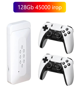 Игровая приставка M22 128G + 2 беспроводных джойстика / Консоль для телевизора 45000 игр