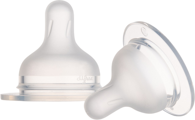 Соска силіконова Canpol babies до пляшечки S-Shape XL змішана 2 шт (59/891)
