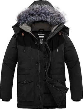 Зимняя куртка парка CHINMOON Warm Waterproof Teflon Color: Black Размер: S