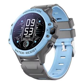 Дитячий смарт годинник-телефон Smart Watch K55 4G з SIM-карткою, GPS, кнопкою SOS, прослуховуванням, відеодзвінком Синій