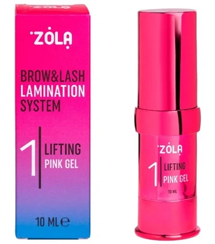 Состав для ламинирования бровей и ресниц №1 Zola Lifting Pink Gel 10 мл