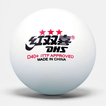DHS D40+ 3 stars ITTF Approved — М'яч для настільного тенісу 1 штука