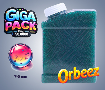 Орбізи, гідрогель, гідрогелеві кульки Orbeez 7-8 мм Giga Pack 50000 шт., зелений