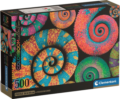 Puzzle Clementoni Compact Curly Tails 500 elementów (8005125355297)