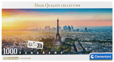 Puzzle Panorama Clementoni Compact Paris 1000 elementów (8005125398683)