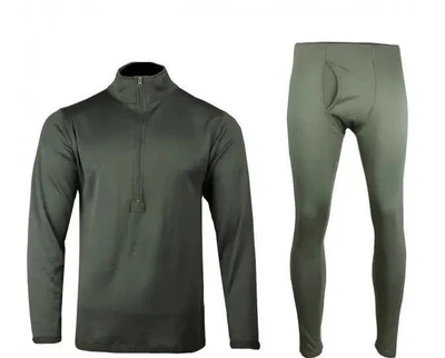 Тактическое флисовое термобелье Mil-Tec Thermofleece Underwear gen. III Level 2 - Olive -11222001 3XL