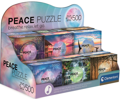 Puzzle Clementoni Peace Collection Display 500 elementów (8005125803972)