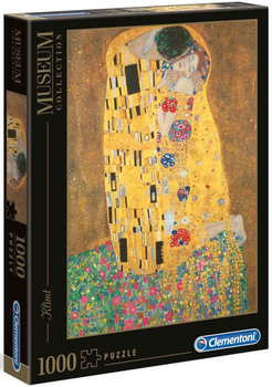 Пазли Clementoni Музей Пазлиів Klimt - Il Bacio 1000 елементів (8005125314423)