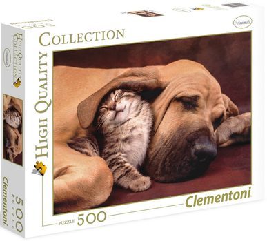 Puzzle Clementoni Hq Cuddles 500 elementów (8005125350209)