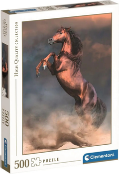 Puzzle Clementoni Hq Wild Red Stallion 500 elementów (8005125355211)