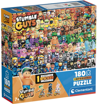 Puzzle Clementoni Super Kolor Stumble Guys 180 elementów (8005125293216)