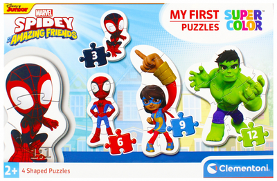 Puzzle Clementoni Moje pierwsze puzzle Spidey and his amazing friends (8005125208364)