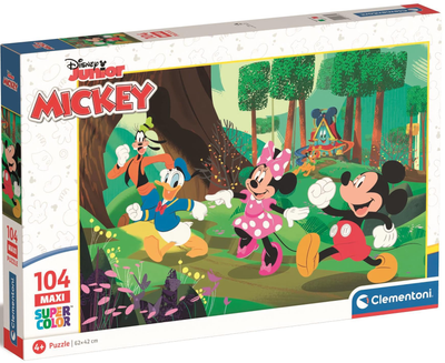 Puzzle Clementoni Maxi Super Kolor Mickey And Friends 104 elementy (8005125237722)