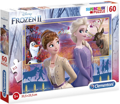 Пазли Clementoni Super Color Frozen 60 елементів (8005125260560)