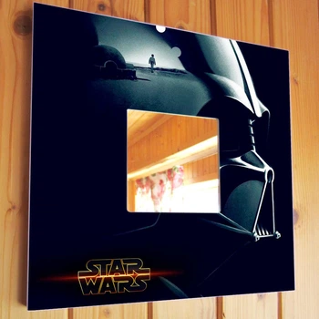 Зеркало "Дарт Вейдер. Звёздные войны. Star Wars" фанату фильма, декор интерьера для спальни, кафе