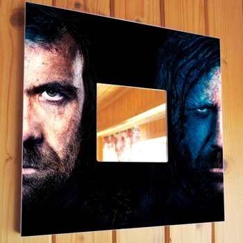 Зеркало "Герои сериала Игра престолов. Game of Thrones" фанатам тв, украшение интерьера спальни, дома, офиса кафе