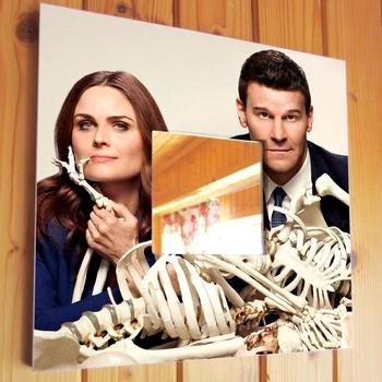 Декоративное зеркало "Сериал Кости. Bones" подарок фанатам кино, декор интерьера дома, офиса, кафе, бара
