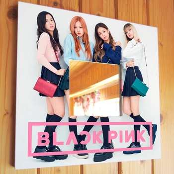 Дзеркало «Група Blackpink» сувенір для фанатів корейської K-pop, поп музики, прикраса спальні, кафе, бару, студії, караоке