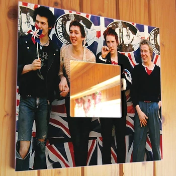 Декоративное зеркало "Sex Pistols" подарок фанатам и любителям рок музыки, декор бара, кафе