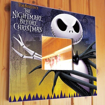 Декоративное зеркало по мультфильму "Кошмар перед Рождеством. The Nightmare Before Christmas" подарок для детской