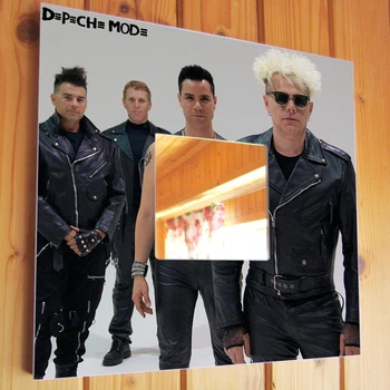 Декоративне дзеркало «Depeche Mode. Депеш мод» подарунок фанату рок музики, декор у бар, клуб