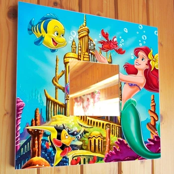 Декоративное зеркало "Русалочка. The Little Mermaid" подарок фанатам Дисней, декор для детской