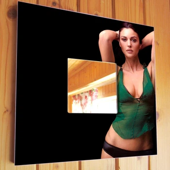 Декоративное зеркало "Моника Беллуччи. Monica Bellucci" фото актрисы, украшение интерьера спальни, подарок