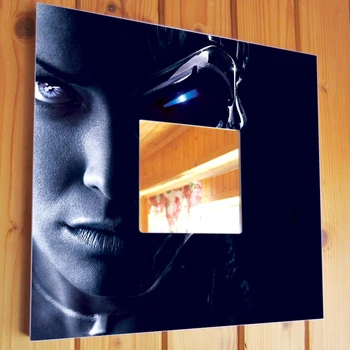 Зеркало "Фильм Терминатор. Terminator" стильный подарок для любителей кино, сериалов, украшение интерьера