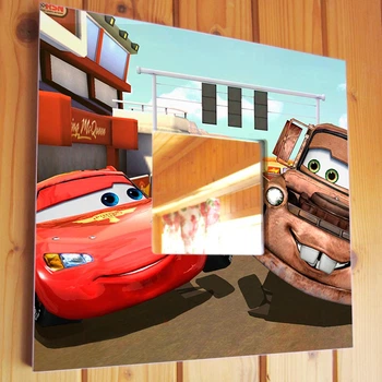 Зеркало "Мультфильм Тачки. Cars. Дисней" украшение в детскую комнату, спальню