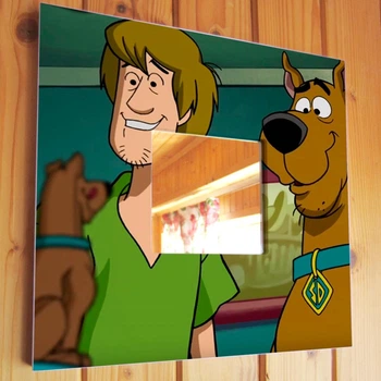 Зеркало "Скуби-Ду. Scooby-Doo" украшение интерьера детской спальни, кафе, игровой дома