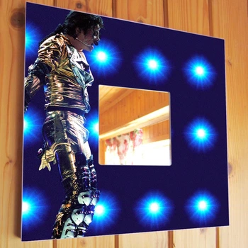 Декоративне дзеркало «Майкл Джексон. Michael Jackson» подарунок для фанатів, поп-музика, прикраса в бар, клуб