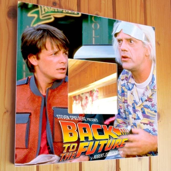 Декоративное зеркало "Back to the Future. Назад в будущее" для фанатов фильма, украшение подарок