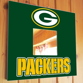 Зеркало "Green Bay Packers" американский футбол NFL команды, для фанатов НФЛ, подарок для спальни, спорт клуба, бара