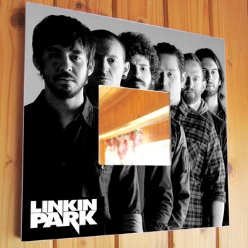 Декоративне дзеркало "Гурт Linkin Park" подарунок для фанатів, музикантів і любителів рок музики, прикраса в бар, клуб